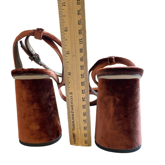 Sam Edelman Kia Leather Heeled Sandal Velvet Size 9.5 NWT - Picture 13 of 15